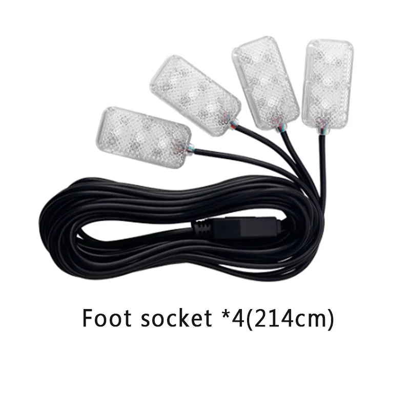 18/22 in 1 Atmosphere Light Parts 35/75CM 110CM Light Strip Speakers Extension Line Main/Sub Controller Foot Lamp Symphony Parts