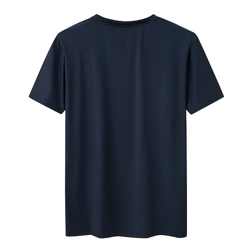 Sommer Oversized T-Shirt für Herren Große Größen 7XL 110-175kg Schnelltrocknendes T-Shirt Fitness Laufen Rundhals Kurzarm-Oberteile