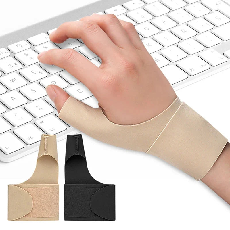 1PC Thumb Sleeves Wrist Support Breathable Elastic Wrist Brace Soft Thumb Compression Sleeve Wrap Gym Fitness Training Wristband