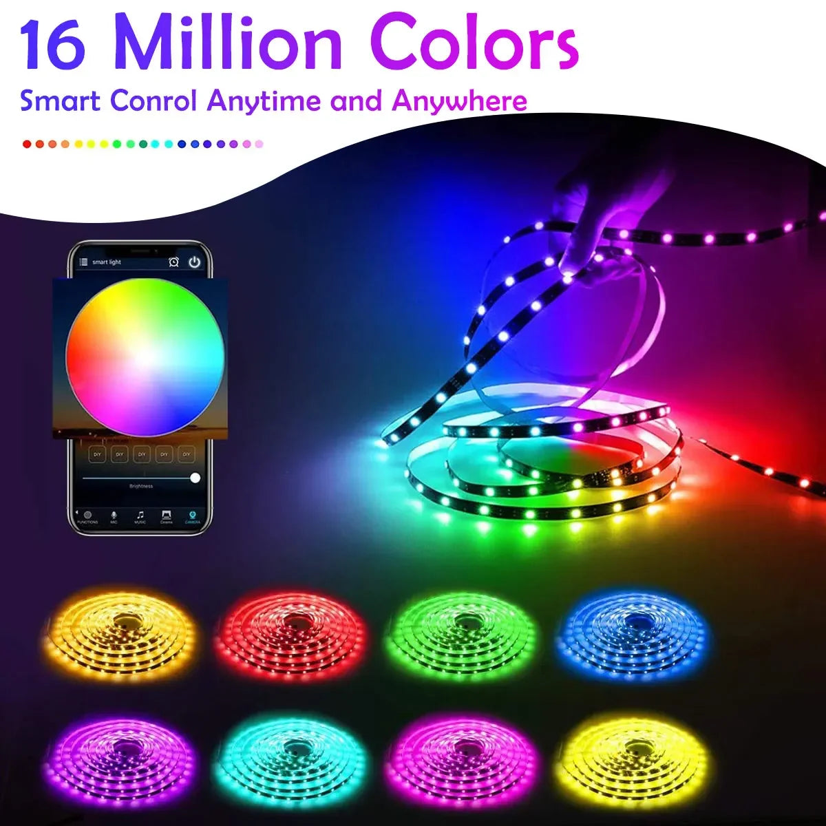 TV Hintergrundbeleuchtung Bluetooth USB RGB LED Streifen Lichter 1m 2M 3M 4M 5m SMD 5050 Flexibel USB DC 5V Band Diode RGB LED Strip Dekor Lampe