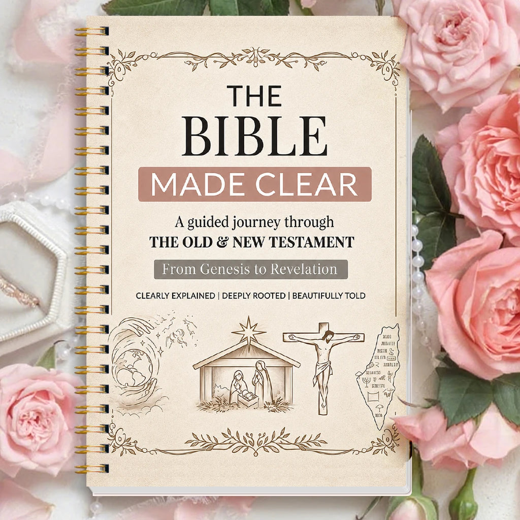 1pc 8-Week Bible Study Planner, 8.15×5.67in Twin-Wire Devotional Journal, Scripture Reading & Reflection Notebook