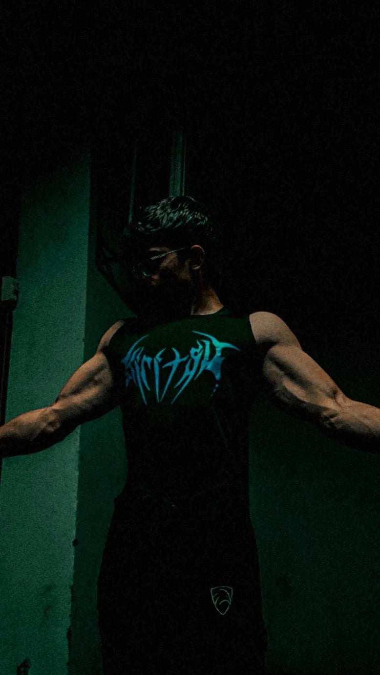 American Training Suit Fashion Violence Dark Grain Short Sleeves Crazy Street Style Fitness T-shirt Y2K Popular Style