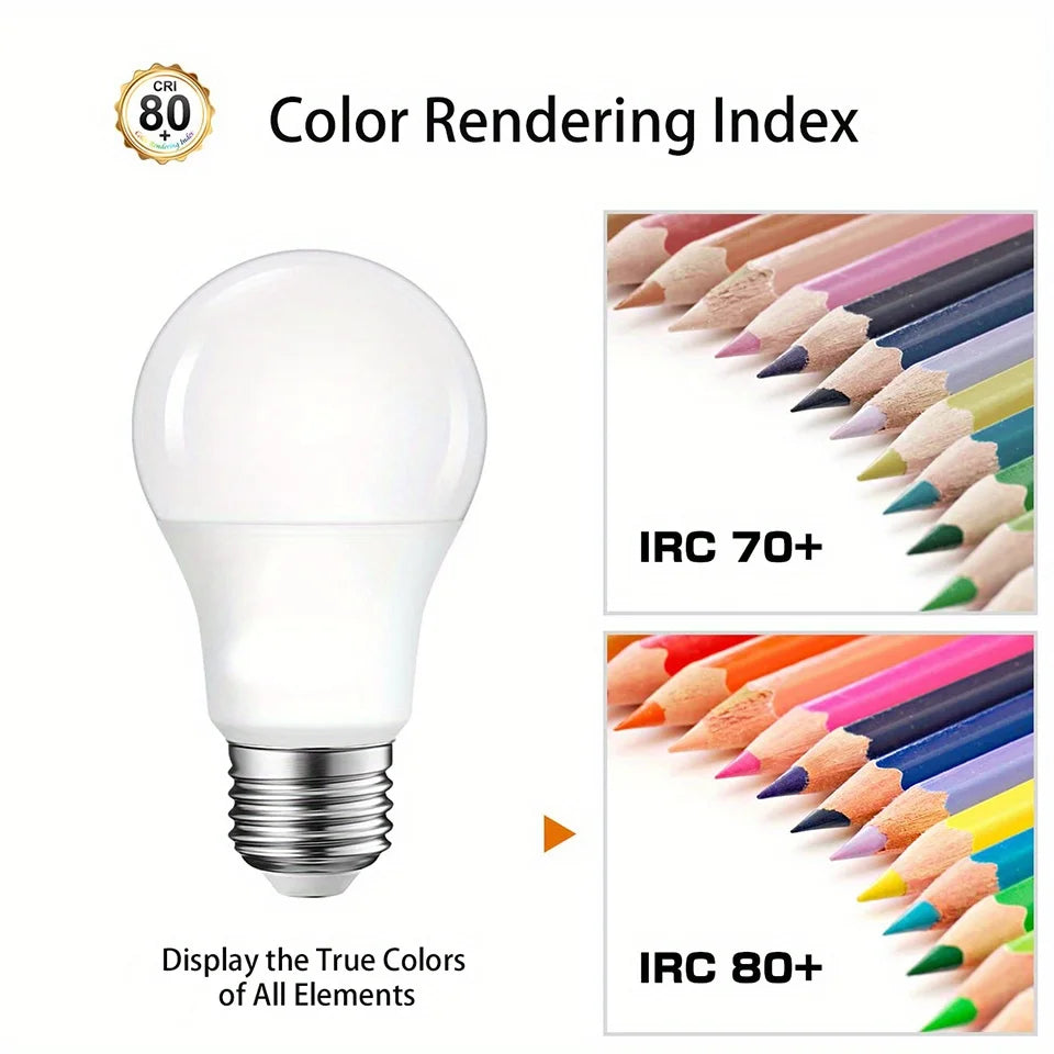 10 Stk. LED-Lampe E27 B22 E14 220V LED-Lampe SMD2835 Bombilla 3W 6W 9W 12W 15W 18W 20W LED-Leuchten Energiesparend für Innenräume Schlafzimmer Zuhause