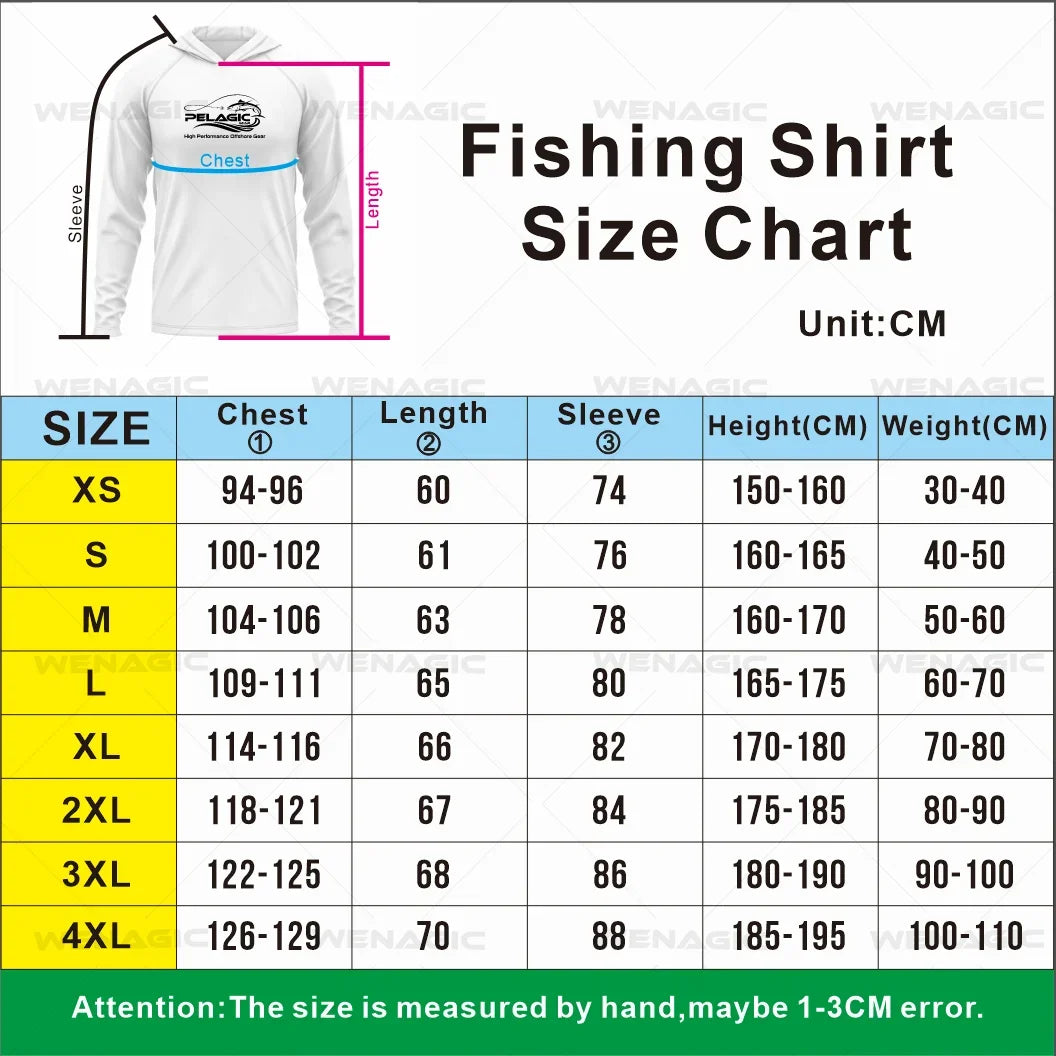 Pelagic Gear Neue Angelbekleidung Sommer Herren Langarm T-Shirt Fisch Sonnenschutz Atmungsaktive Kapuzen Gesichtsmaske Angelbekleidung