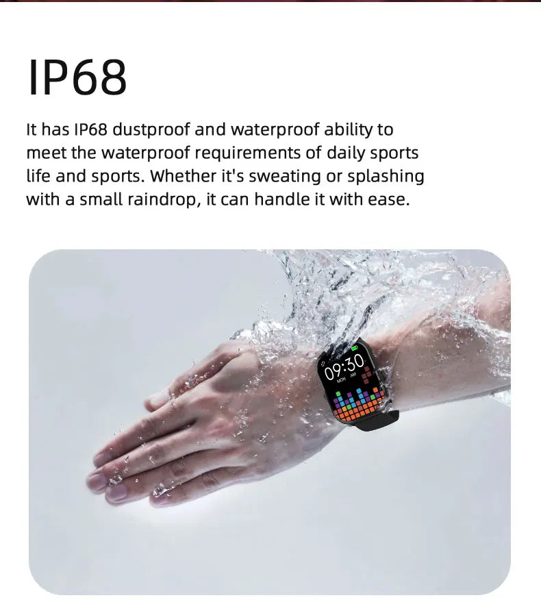 OLEVS 8206 Smartwatch Original Marke 2,01 Zoll Full Touchscreen Sport Fitness Bluetooth Smartwatch Kompatibel Android iOS