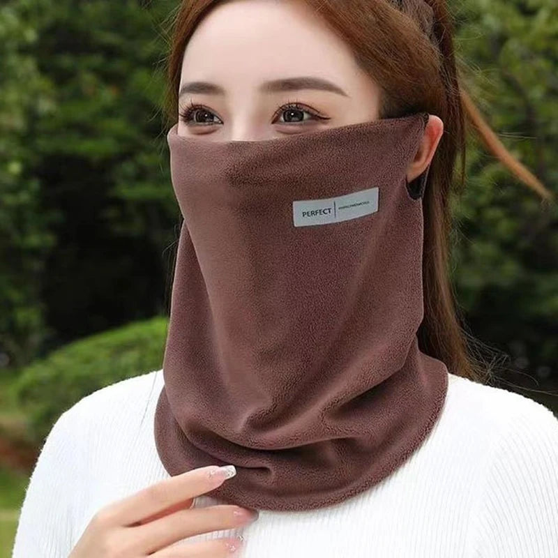 Winter Bandana Mask Neck Warm Scarf Outdoor Sport Ski Cycling Face Mask Neck Gaiter Camping Hiking Windproof Half Face Mask