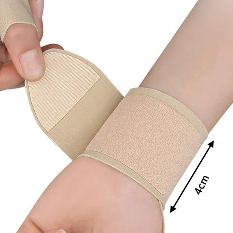 1 Stk. Daumenmanschetten Handgelenkstütze Atmungsaktive elastische Handgelenkbandage Weiche Daumen-Kompressionsmanschette Wickel Gym Fitness Training Armband