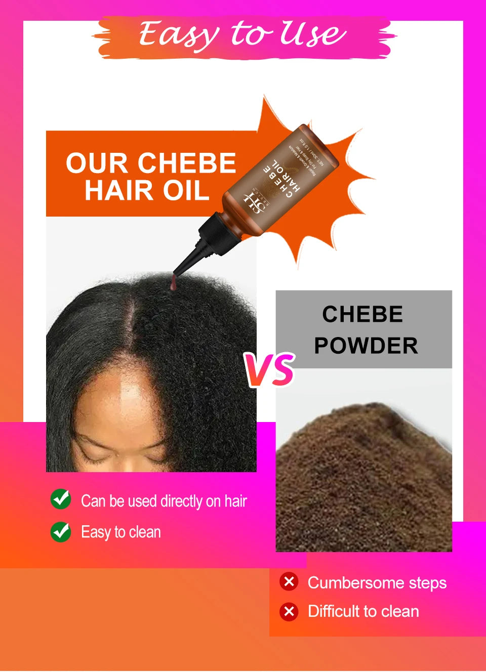 Chebe Traktionsalopezie Verdickungsöl Anti-Haarausfall-Behandlungsspray Verrückt Schnelles Haarwachstum Produkte Sevich Anti-Haarbruch Haarpflege