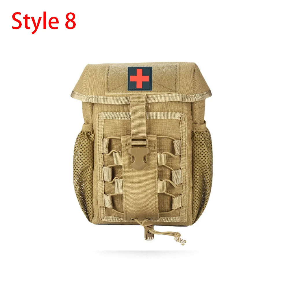 IFAK EDC Tasche Hüfttasche Jagdweste Notfall-Werkzeugsatz Outdoor Erste-Hilfe-Set Camping Survivaltasche