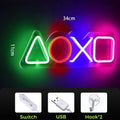 Luces LED para habitación, letrero de neón, lámpara de noche, decoración de dormitorio, luz USB de neón, luz nocturna colgante para niños.