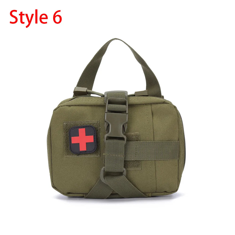 IFAK EDC Tasche Hüfttasche Jagdweste Notfall-Werkzeugsatz Outdoor Erste-Hilfe-Set Camping Survivaltasche