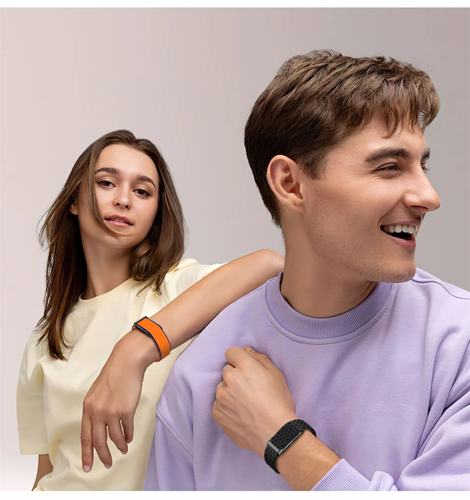 LIGE Smartwatch ohne Display Herren Herzfrequenz Blutdruck Gesundheitsmonitor Armband Smart Armreif Sport Fitness Damen Smartwatch