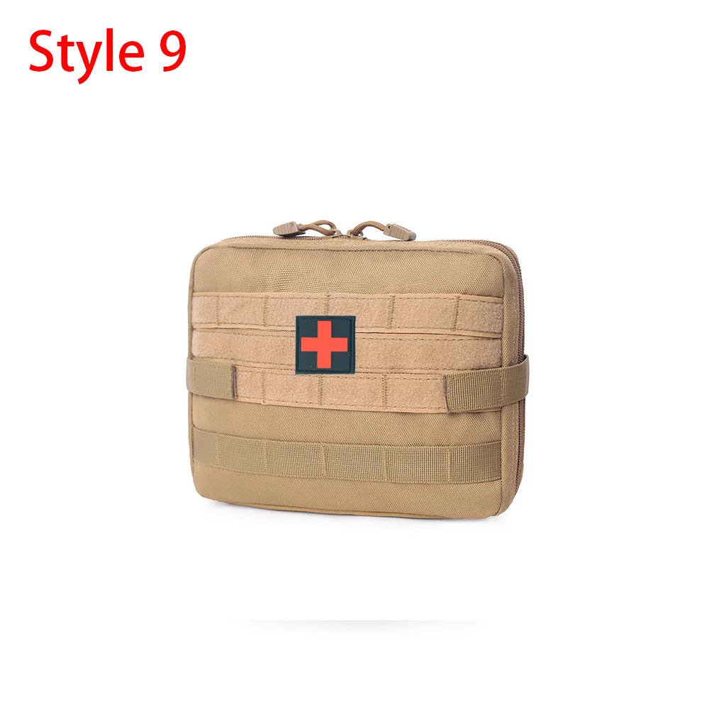 IFAK EDC Tasche Hüfttasche Jagdweste Notfall-Werkzeugsatz Outdoor Erste-Hilfe-Set Camping Survivaltasche