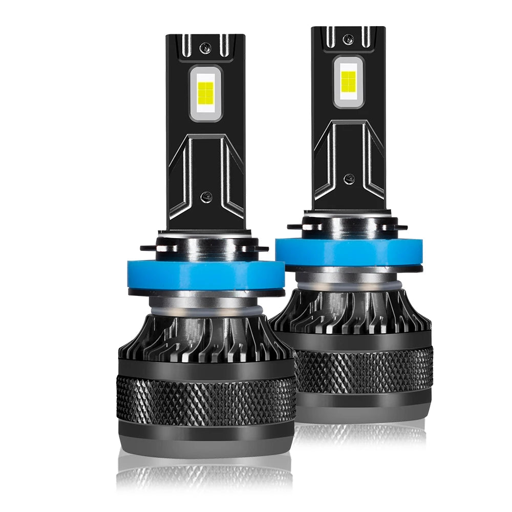 DOMX H4 H7 Auto-LED-Scheinwerfer H1 H8 H11 HB3 HB4 9005 9006 LED-Leuchten 6000K 200W 50000LM Auto-LED-Lampe Turbo Nebelscheinwerfer 12V