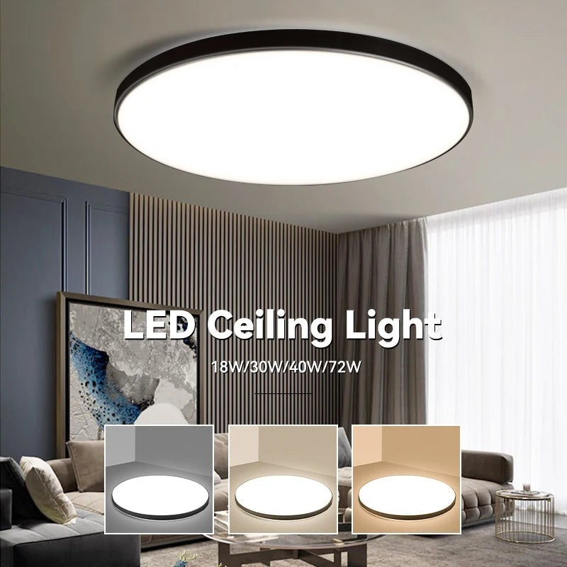 LED Deckenleuchte 15W~50W Küchenlampe Schlafzimmer Korridor Lustre Plat Led Leuchten Wohnzimmer Dekor 220V Deckenleuchter