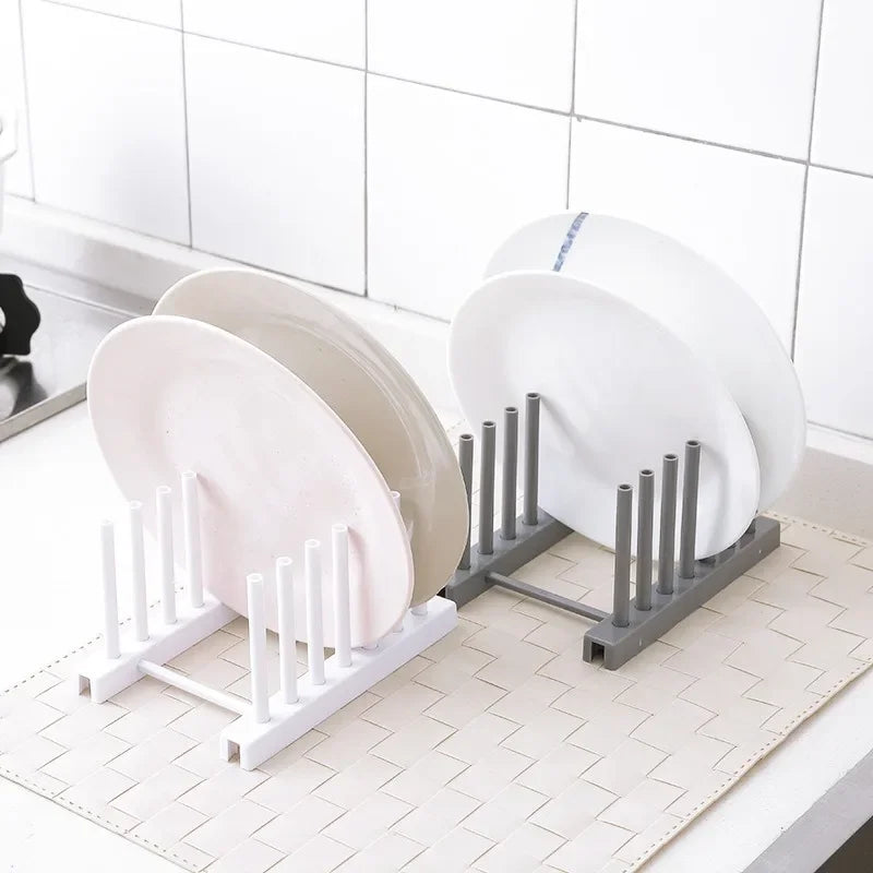 Kitchen Storage Rack Pot Cover Rack Stainless Steel Creative Bowl and Dish Storage Rack Kitchen Accessories