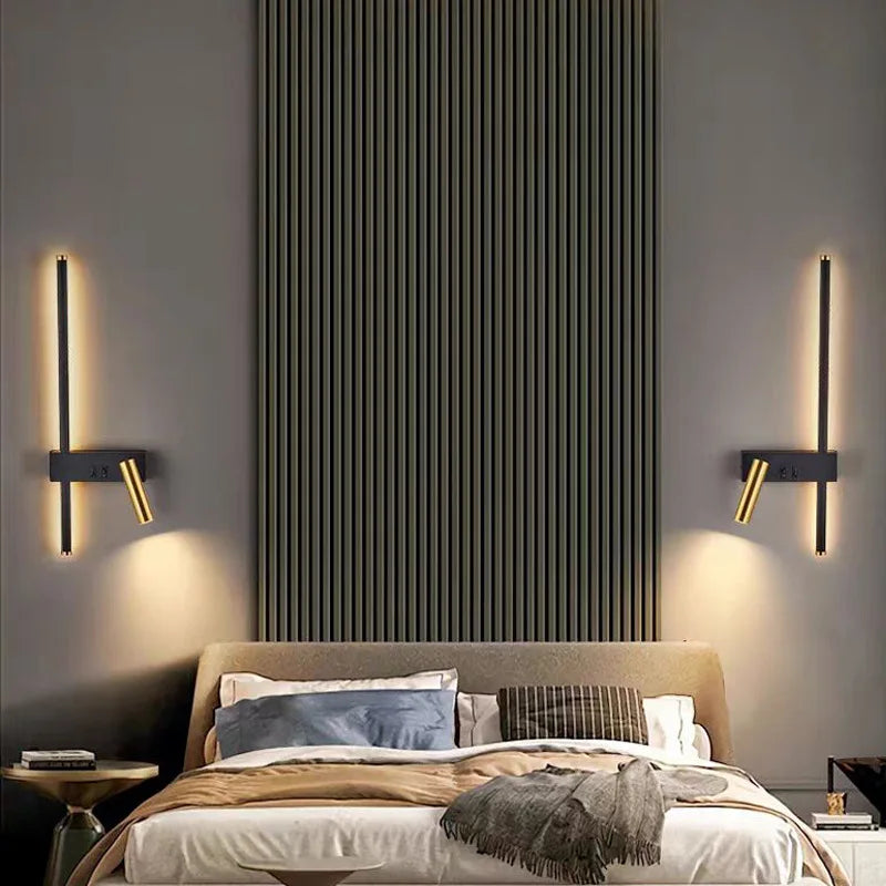 Nordic Wandleuchten Modern LED-Leuchten für Raum Home Dekoration Innenbereich Nachttischlampe Wohnzimmer Sofa Hintergrund Wandlampen