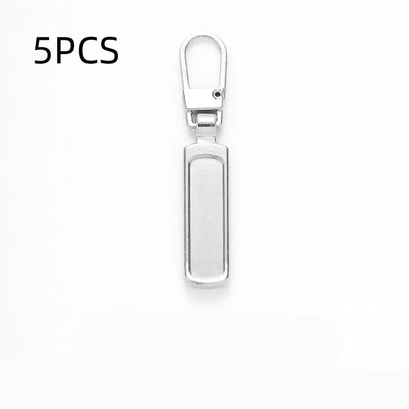5 Stück Näh-DIY abnehmbarer Reißverschlusskopf Reißverschlusszipper praktisch bequem stabil Tasche Handtasche Koffer Geldbörse Rucksack Zelt
