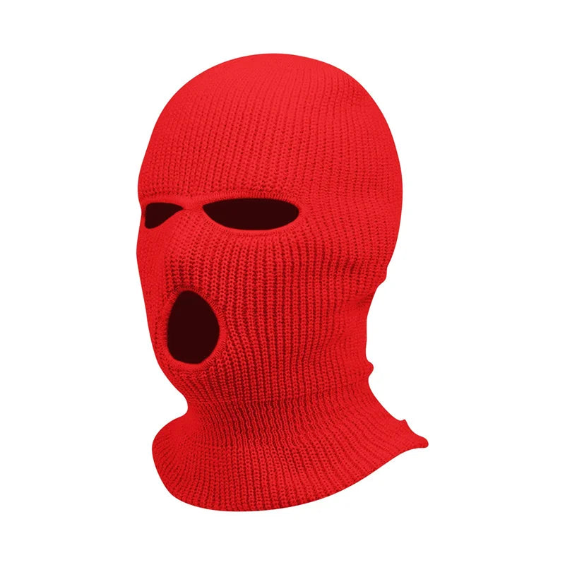 Full Face Mask Knitted Pullover Hat For Men Women Winter Outdoor Sports Military Tactical Cycling Camping Hunting Ski Balaclava