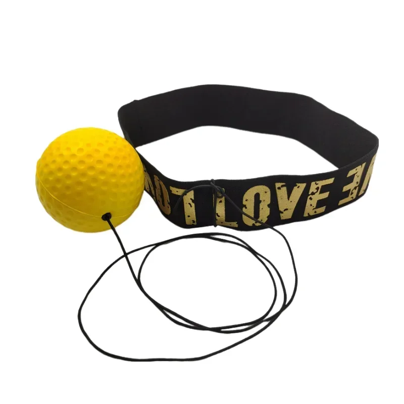 1Pcs Boxing Speed Ball Head-Mounted Pu Punch Sanda Training Hand Eye Reaction Home Sandbag Fitness Equipment Gym Muay Thai