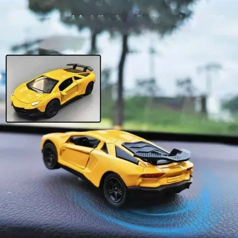 Sportwagen-Drift Rotierende Autodekoration Armaturenbrett Dreh-Rennmodell Dekoration Auto Individualität Mittelkonsolen-Dekoration