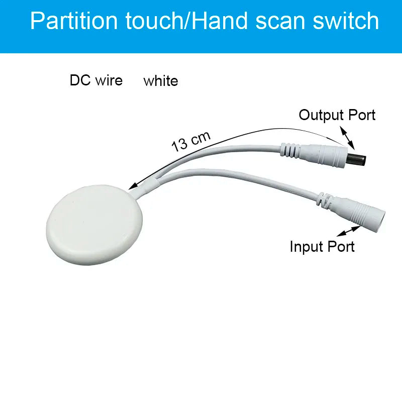 "Hand-Sweep Induction Switch for Partitions, DC3.7-24V, 3CM Wood Penetration, Easy to Instal