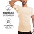 Herren Modal Schweißdicht Anti Gegen Achselschweiß Beständige Fitness Herren T-Shirts
