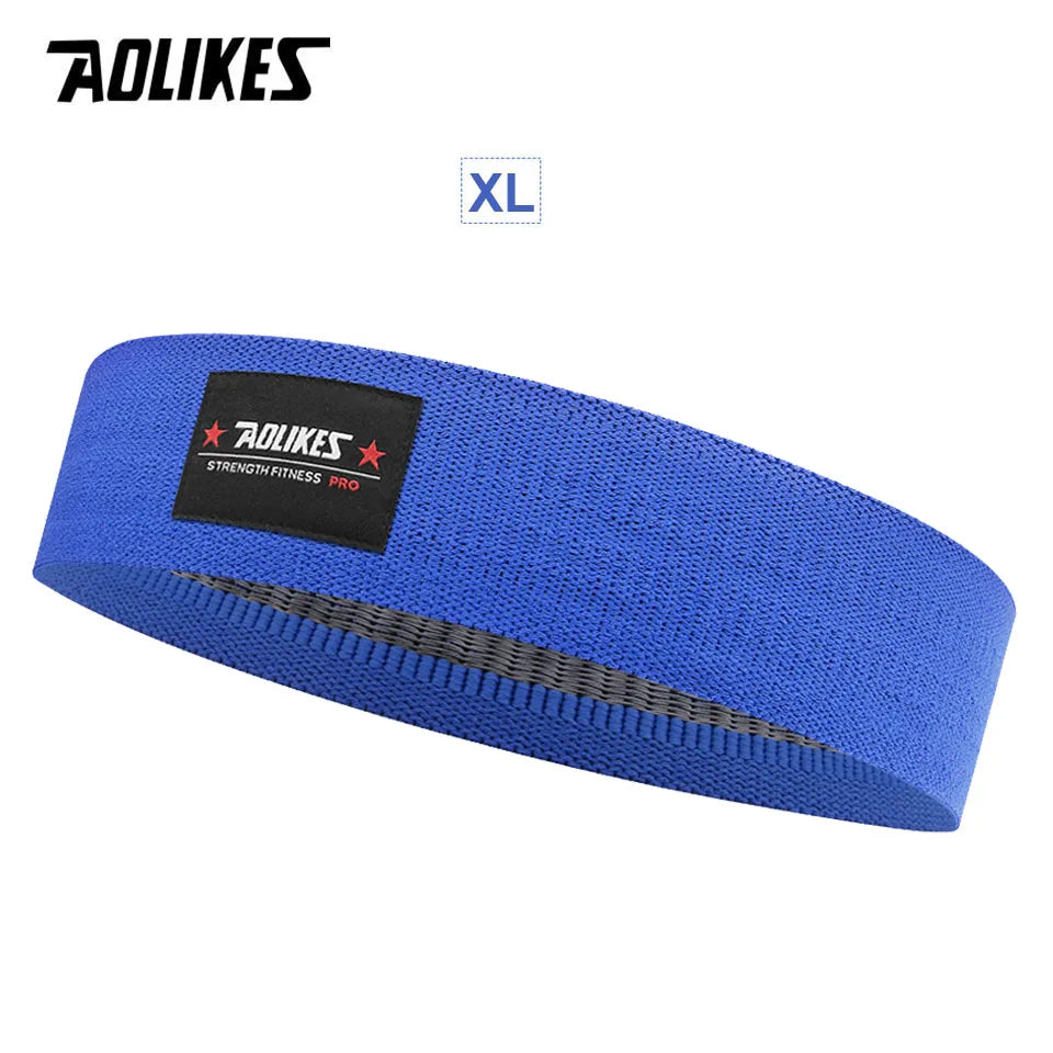 AOLIKES 1PCS Resistance Elastic Booty Bands Squat glute workout Non-slip trainer thick band Stretch Fitness Strips Loops Yoga