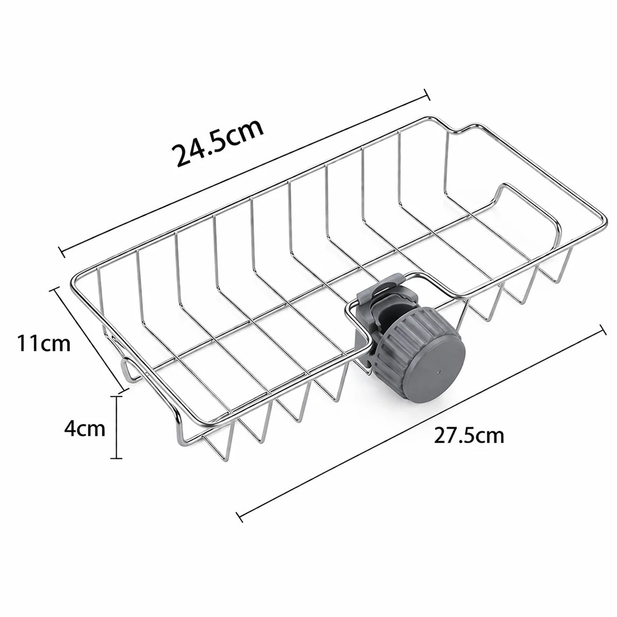 Sink Drain Rack & Faucet Sponge Holder