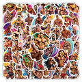 10/30/50 Stücke Coole Fitness Aufkleber Muskelmann Cartoon Graffiti DIY Gepäck Laptop Handy Gitarre Auto Fahrrad Skateboard Aufkleber Spielzeug