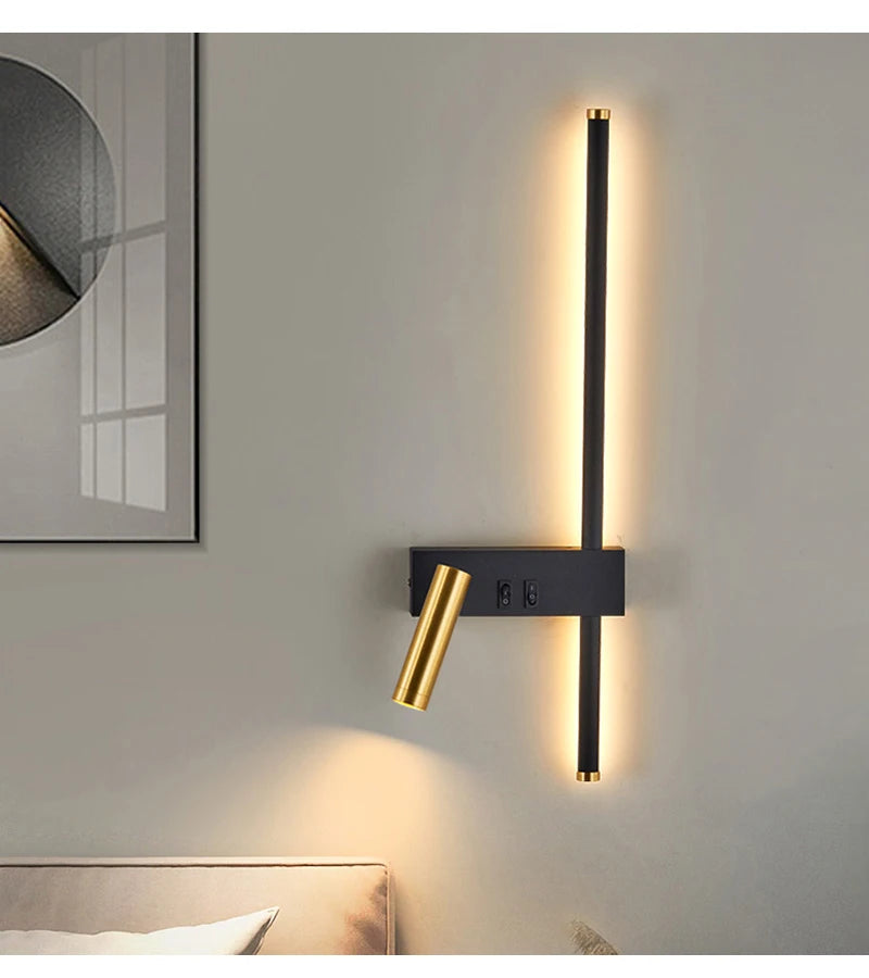 Nordic Wandleuchten Modern LED-Leuchten für Raum Home Dekoration Innenbereich Nachttischlampe Wohnzimmer Sofa Hintergrund Wandlampen