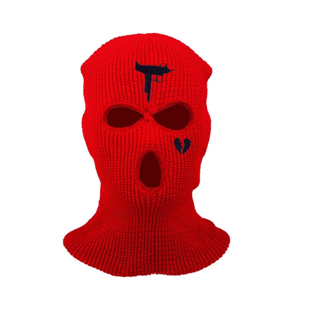 Full Face Mask Knitted Pullover Hat For Men Women Winter Outdoor Sports Military Tactical Cycling Camping Hunting Ski Balaclava
