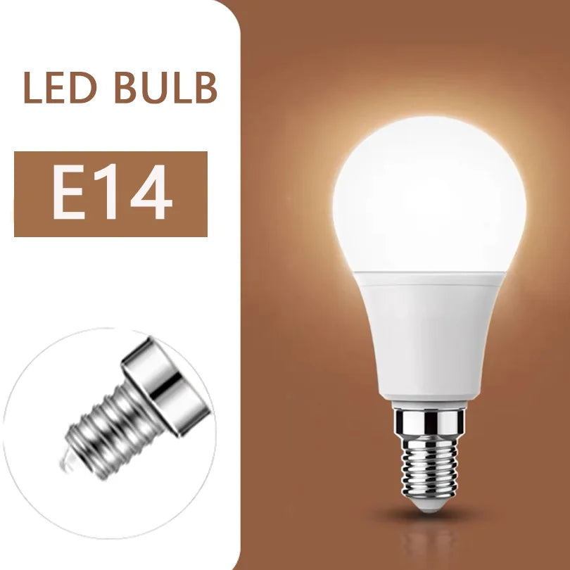 10 Stk. LED-Lampe E27 B22 E14 220V LED-Lampe SMD2835 Bombilla 3W 6W 9W 12W 15W 18W 20W LED-Leuchten Energiesparend für Innenräume Schlafzimmer Zuhause