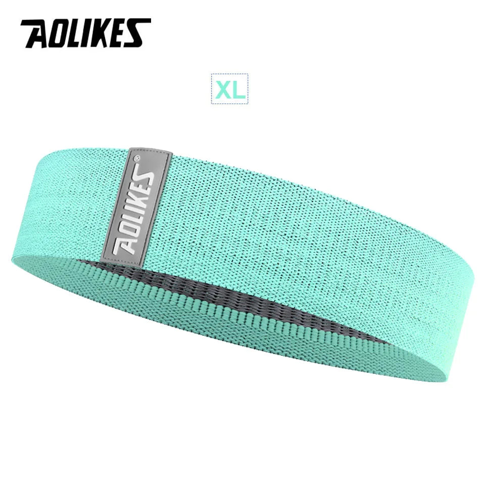 AOLIKES 1PCS Resistance Elastic Booty Bands Squat glute workout Non-slip trainer thick band Stretch Fitness Strips Loops Yoga