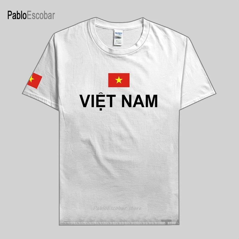 VietNam mens t shirts fashion jerseys nations cotton t-shirt meeting fitness VietNamese clothing tees country flag Viet Nam