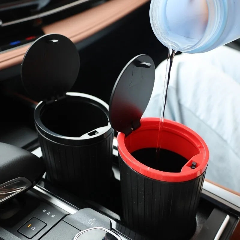 Universal Auto Mülleimer Mini Auto Abfallbehälter Auto-Innenraum Müllsack Müllbehälter Aufbewahrungsbox Eimer Auto Zubehör