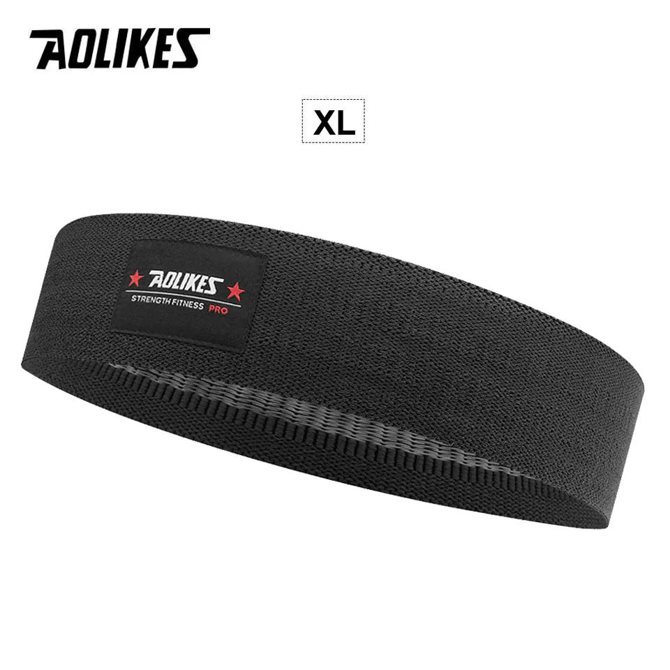 AOLIKES 1PCS Resistance Elastic Booty Bands Squat glute workout Non-slip trainer thick band Stretch Fitness Strips Loops Yoga