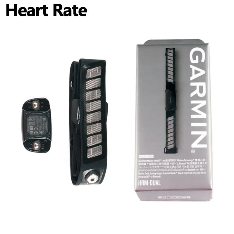 Garmin HRM Dual Heart Rate Monitor Speed Sensor cadance Sensor Fitness Sport Ant+ Bluetooth Dual Model Strap Cycling Heart Rate