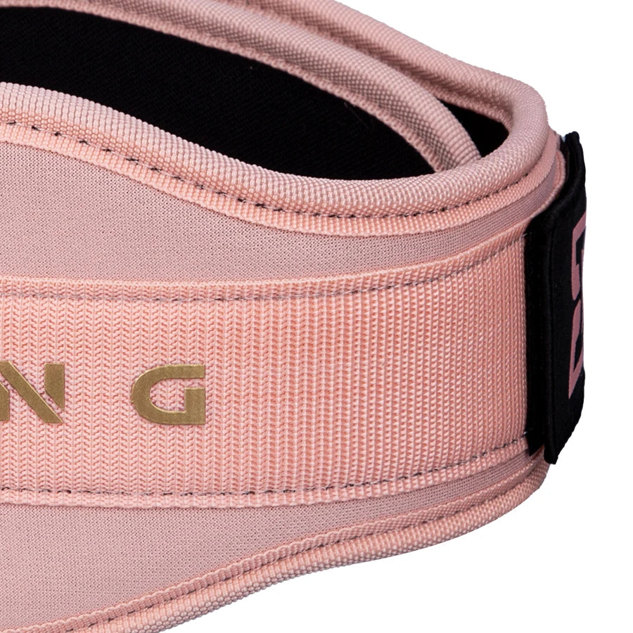 Cinturón de fitness rosa, Cinturón de soporte lumbar para mujeres, Alivia el dolor lumbar, Proporciona soporte lumbar completo para gimnasio, deportes al aire libre