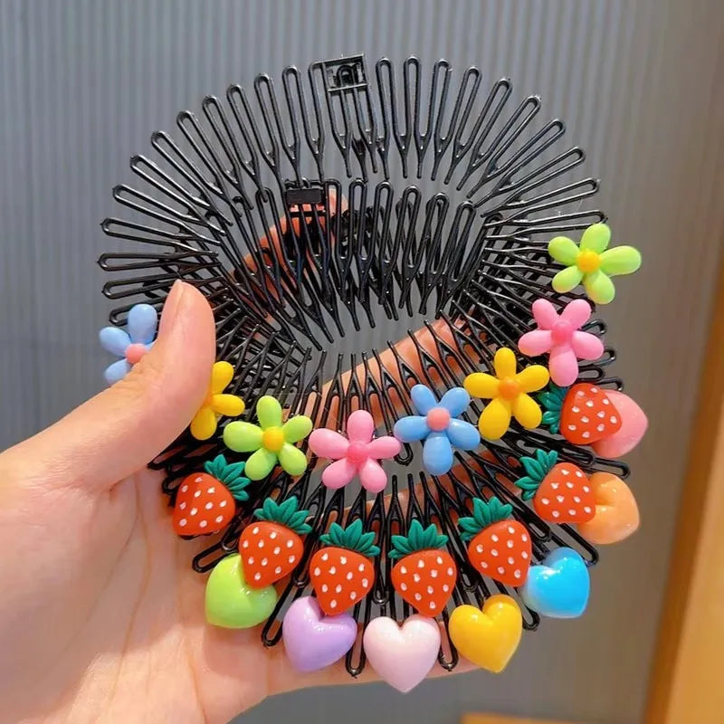 3 Stk. Kinder Y2k Stern Bunter Haarkamm Gebrochener Haarband Haarspangen Häschen Herz Süßer Kopfschmuck Prinzessinnen Mädchen Haarschmuck