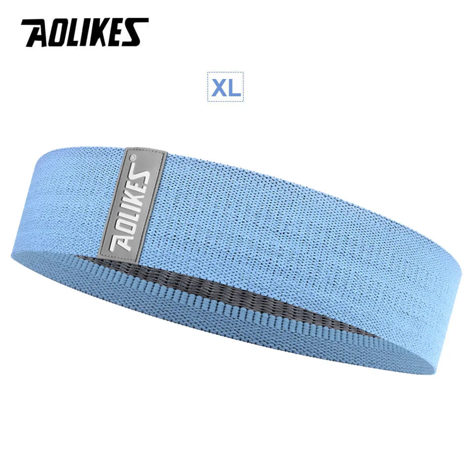 AOLIKES 1PCS Resistance Elastic Booty Bands Squat glute workout Non-slip trainer thick band Stretch Fitness Strips Loops Yoga