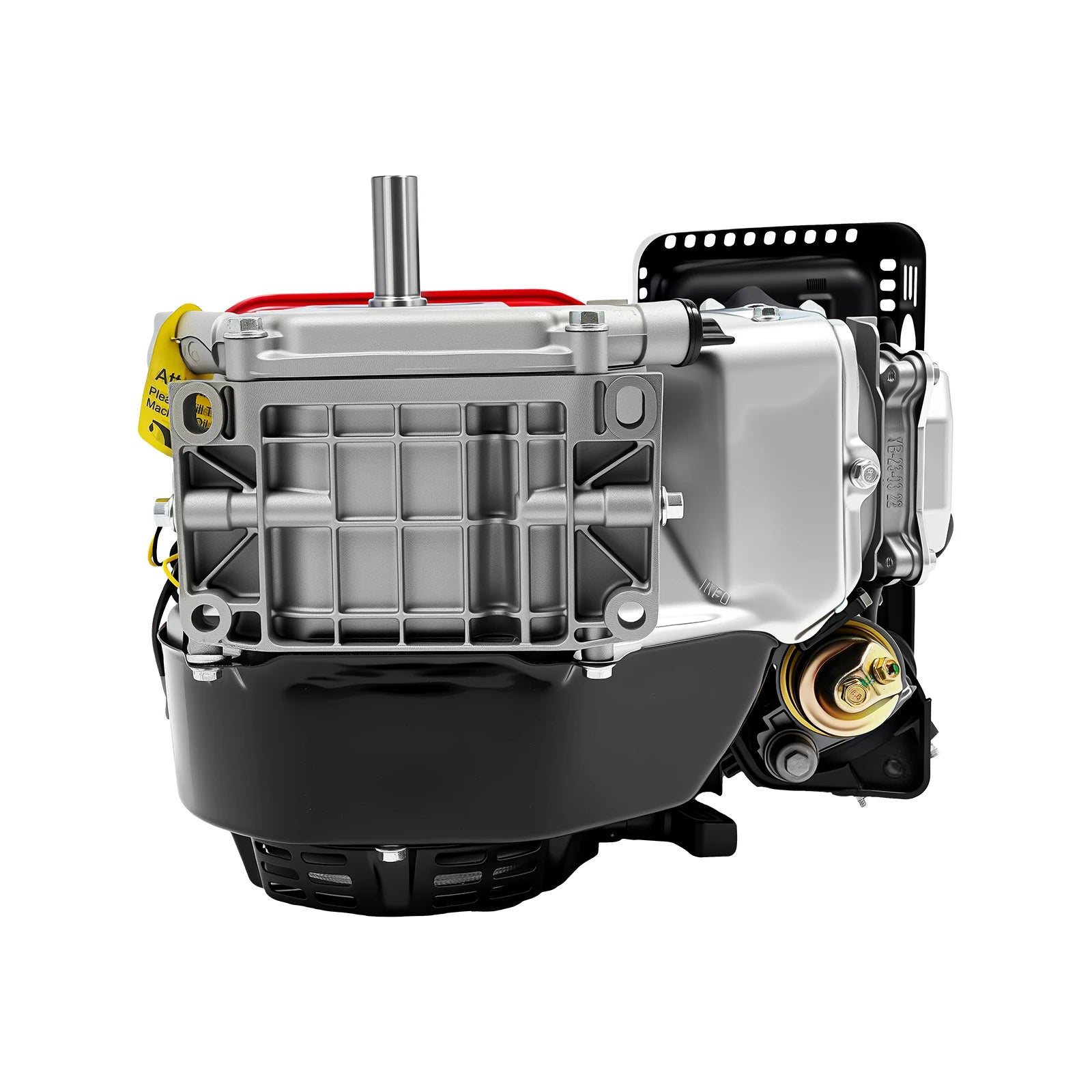 4-Takt 212cc Benzinmotor, 7,5PS 4000W 3600 U/min Einzylinder-Handstart-Benzinmotor, Kurbelwellendurchmesser 20mm