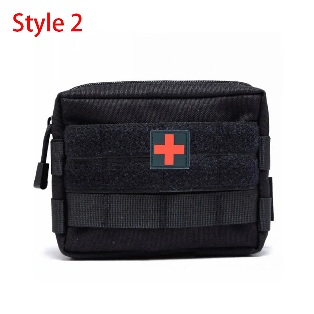 IFAK EDC Tasche Hüfttasche Jagdweste Notfall-Werkzeugsatz Outdoor Erste-Hilfe-Set Camping Survivaltasche