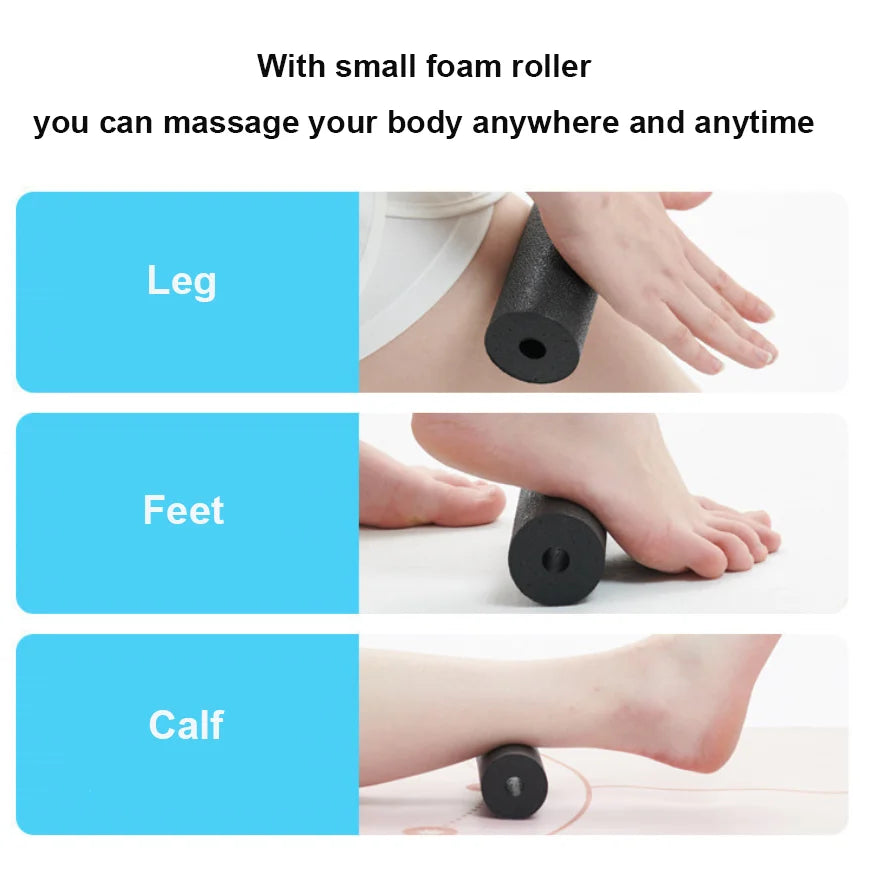 Mini-Faszienrolle, hohe Dichte, EPP, Massage, Yoga, Faszienrolle, Schmerzlinderung, Fitnessstudio, Übungsrolle, Muskelentspannung