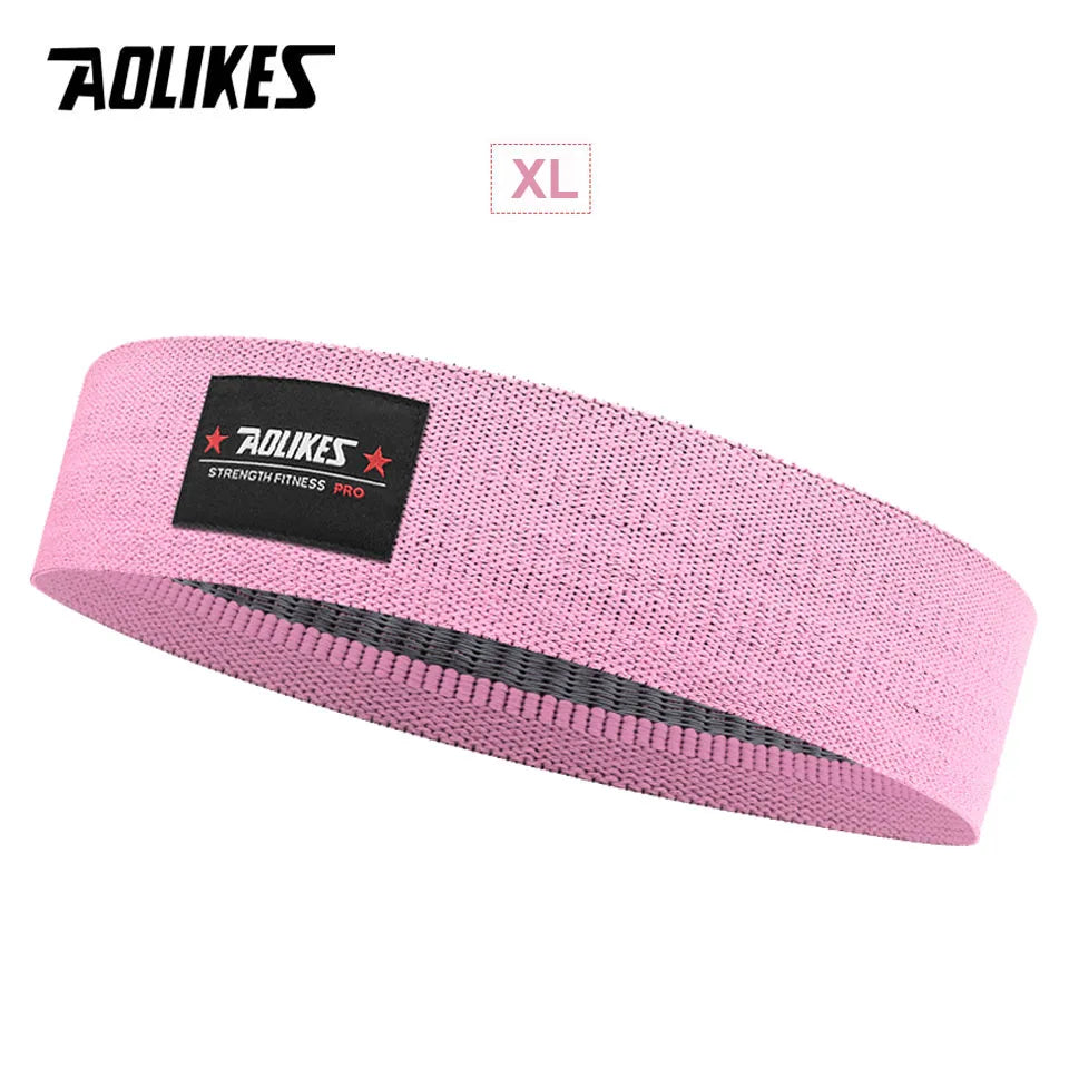 AOLIKES 1PCS Resistance Elastic Booty Bands Squat glute workout Non-slip trainer thick band Stretch Fitness Strips Loops Yoga