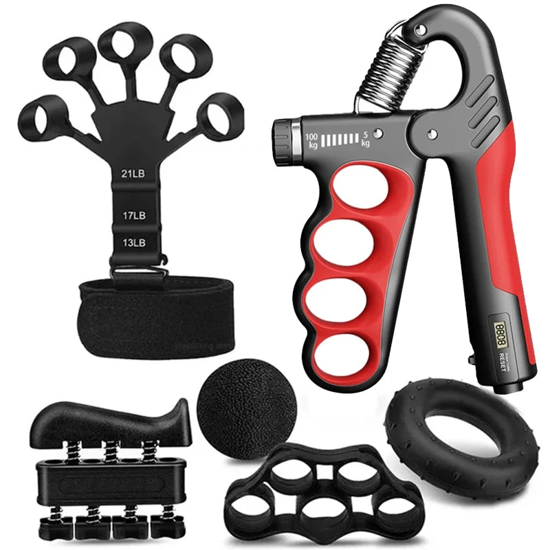 Nuevo Entrenador de Fuerza de Agarre de 5-100 KG Expansor de Muñeca Resistencia Ajustable Fitness Gimnasio Entrenamiento Agarre de Mano para Desarrollo Muscular