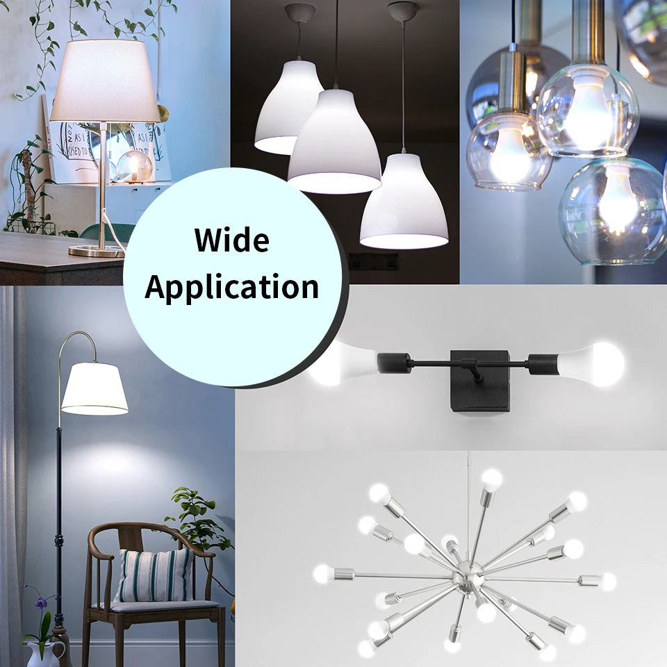 10 Stk. LED-Lampe E27 B22 E14 220V LED-Lampe SMD2835 Bombilla 3W 6W 9W 12W 15W 18W 20W LED-Leuchten Energiesparend für Innenräume Schlafzimmer Zuhause