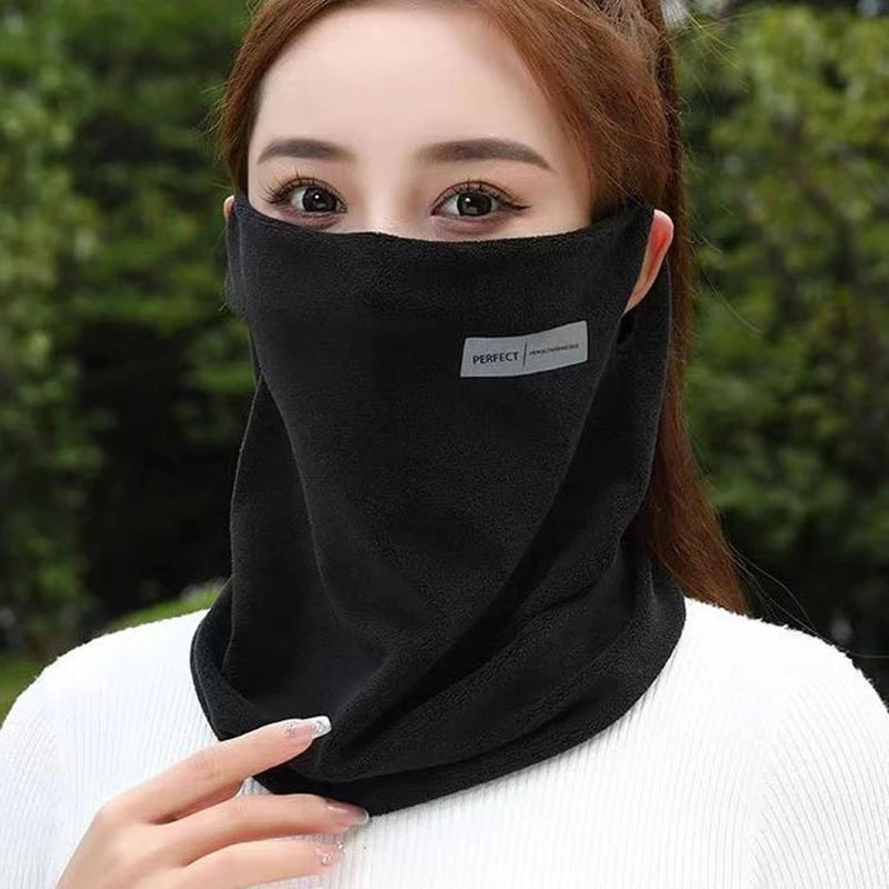 Winter Bandana Mask Neck Warm Scarf Outdoor Sport Ski Cycling Face Mask Neck Gaiter Camping Hiking Windproof Half Face Mask