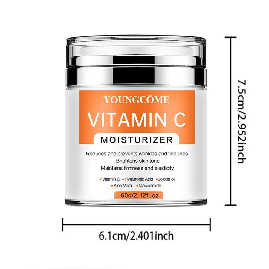YOUNGCOME VitaminC Face Cream SkinCare Pigment Spots Freckles Remover Whitening Moisturizing Anit-Aging Beauty Health Cosmetics