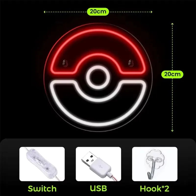 LED-Leuchten für den Raum Neonzeichen Nachtlampe Dekoration Schlafzimmer USB-Licht Neon Hängende Atmosphäre Nachtlicht für Kinder